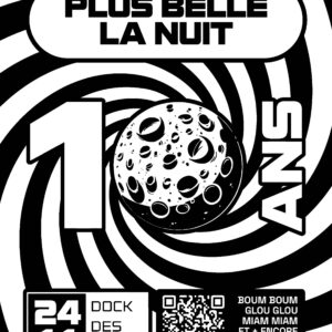 Flyer 10 ans plus belle la nuit