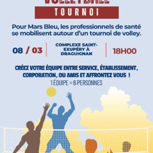Tournoi volley Mars bleu