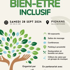 Affiche salon bien-être inclusif