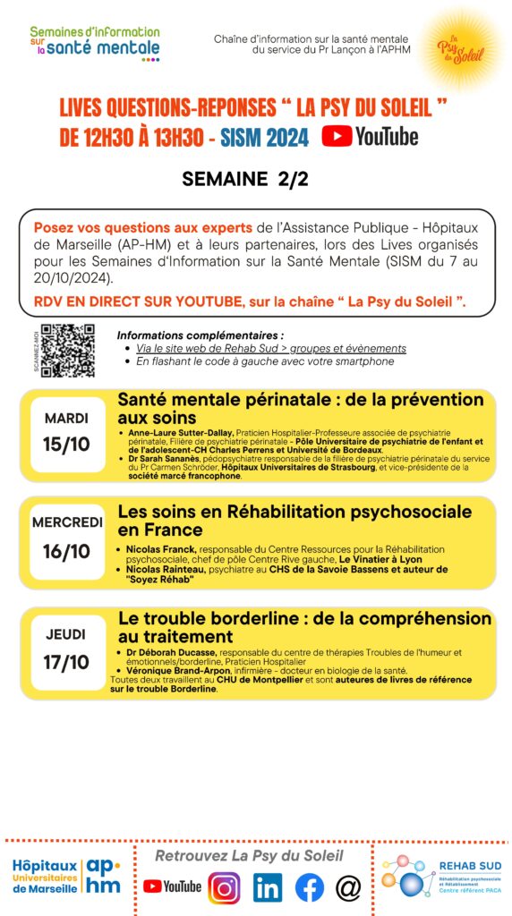SISM 2024 Lives YT Q&A La Psy du Soleil