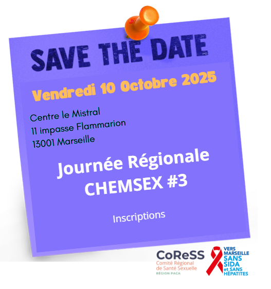 Journee regionale CHEMSEX 3 Coress PACA